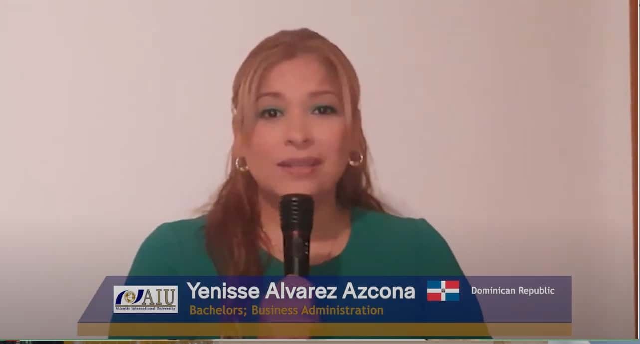 Yenise Graduating Atlantic International University Student Interview of 2020